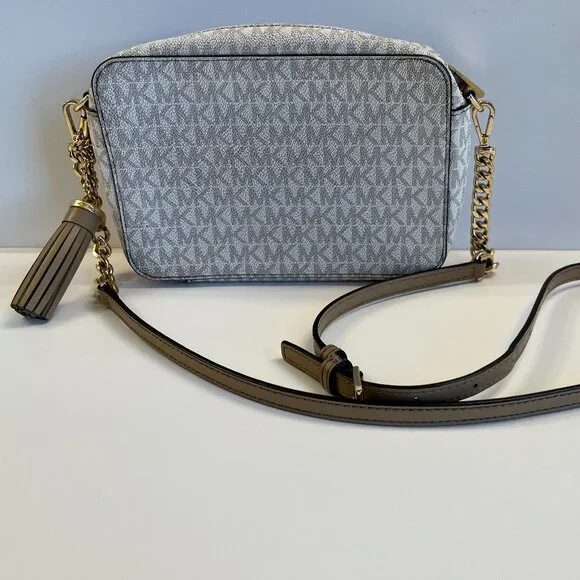 Michael Kors - Rare- Ginny Crossbody Bag W/ Orange Logo -Vintage - Picture 4 of 13